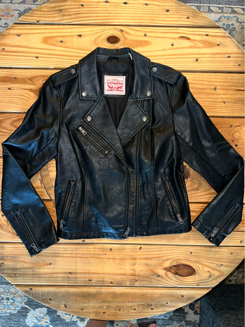 LEVI’S FAUX LEATHER JACKET